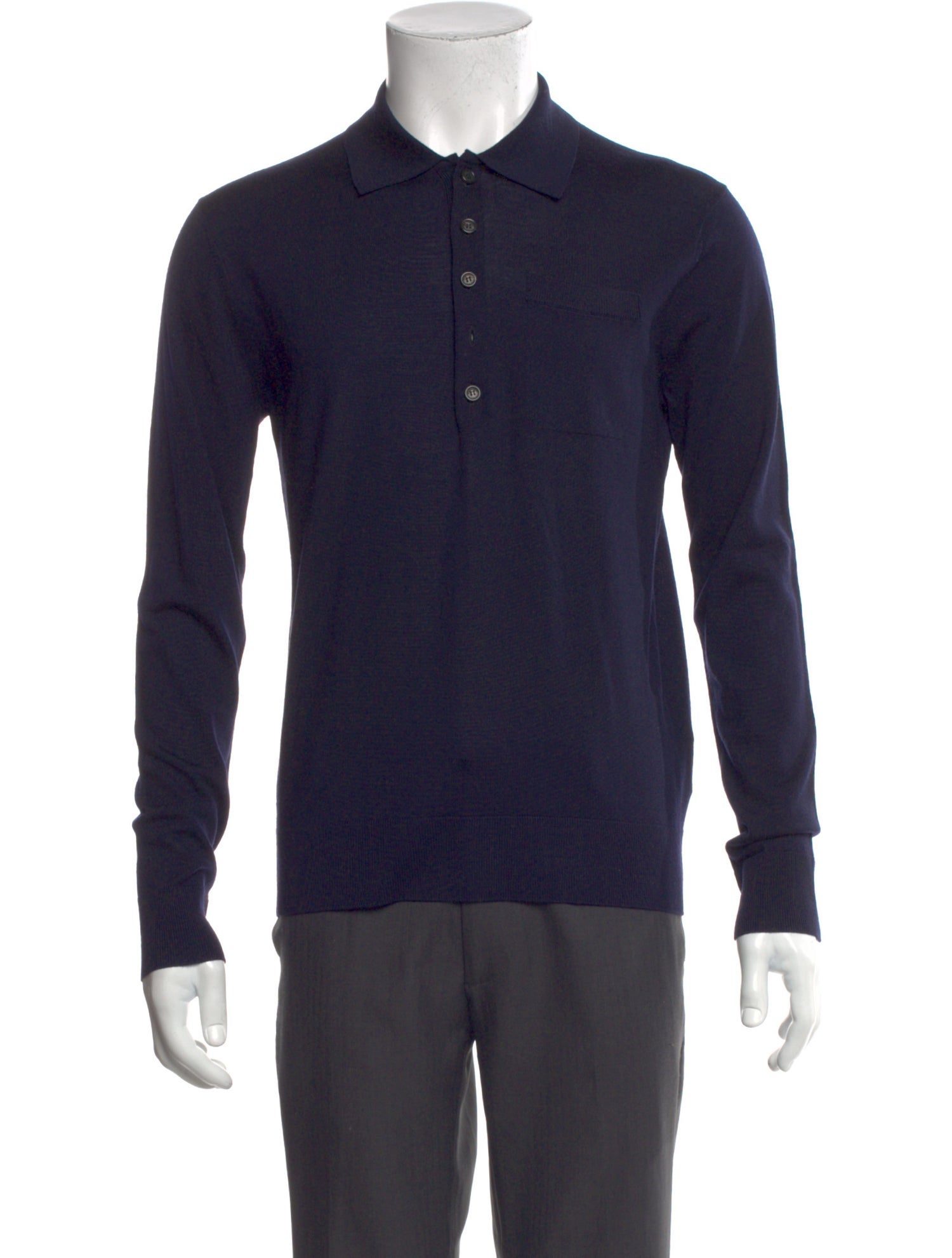 Dsquared² Wool Collar Polo Shirt