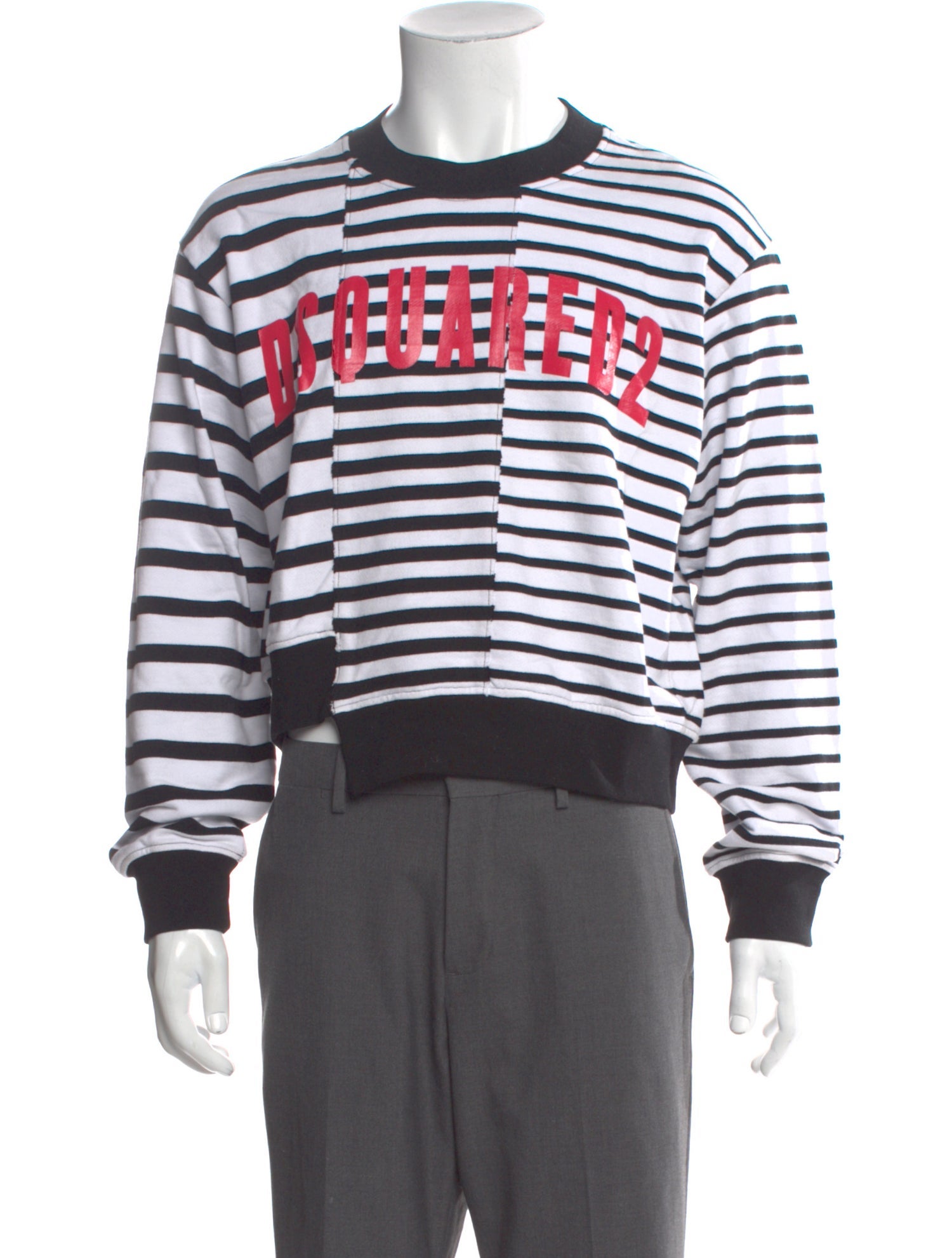 Dsquared² Striped Crew Neck Pullover w/ Tags