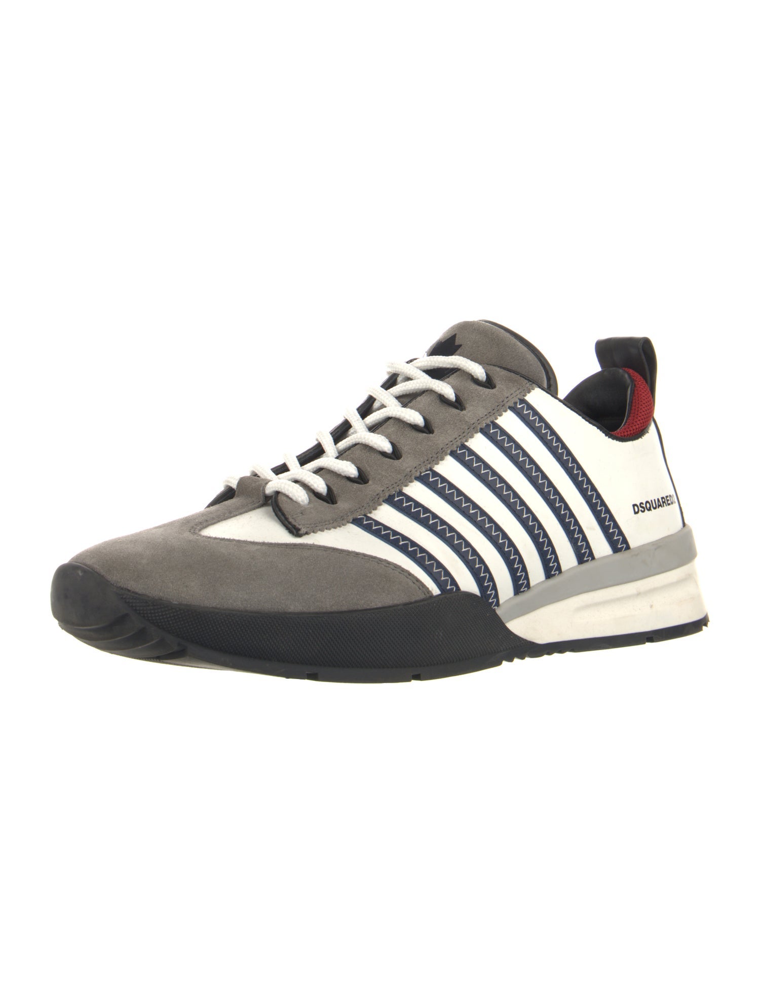 Dsquared² Suede Striped Athletic Sneakers