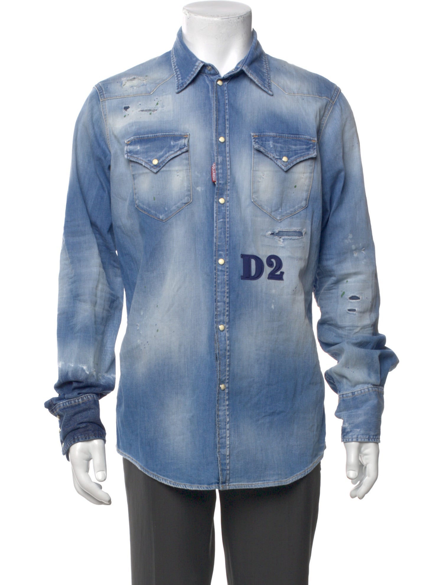Dsquared² Long Sleeve Denim Shirt w/ Tags