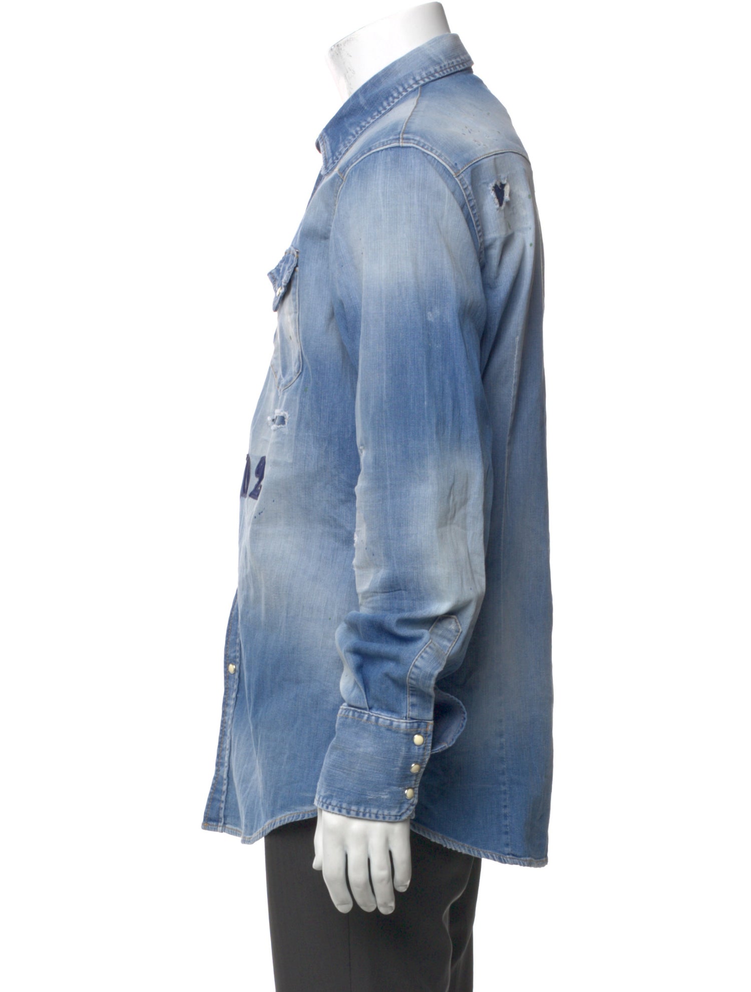 Dsquared² Long Sleeve Denim Shirt w/ Tags