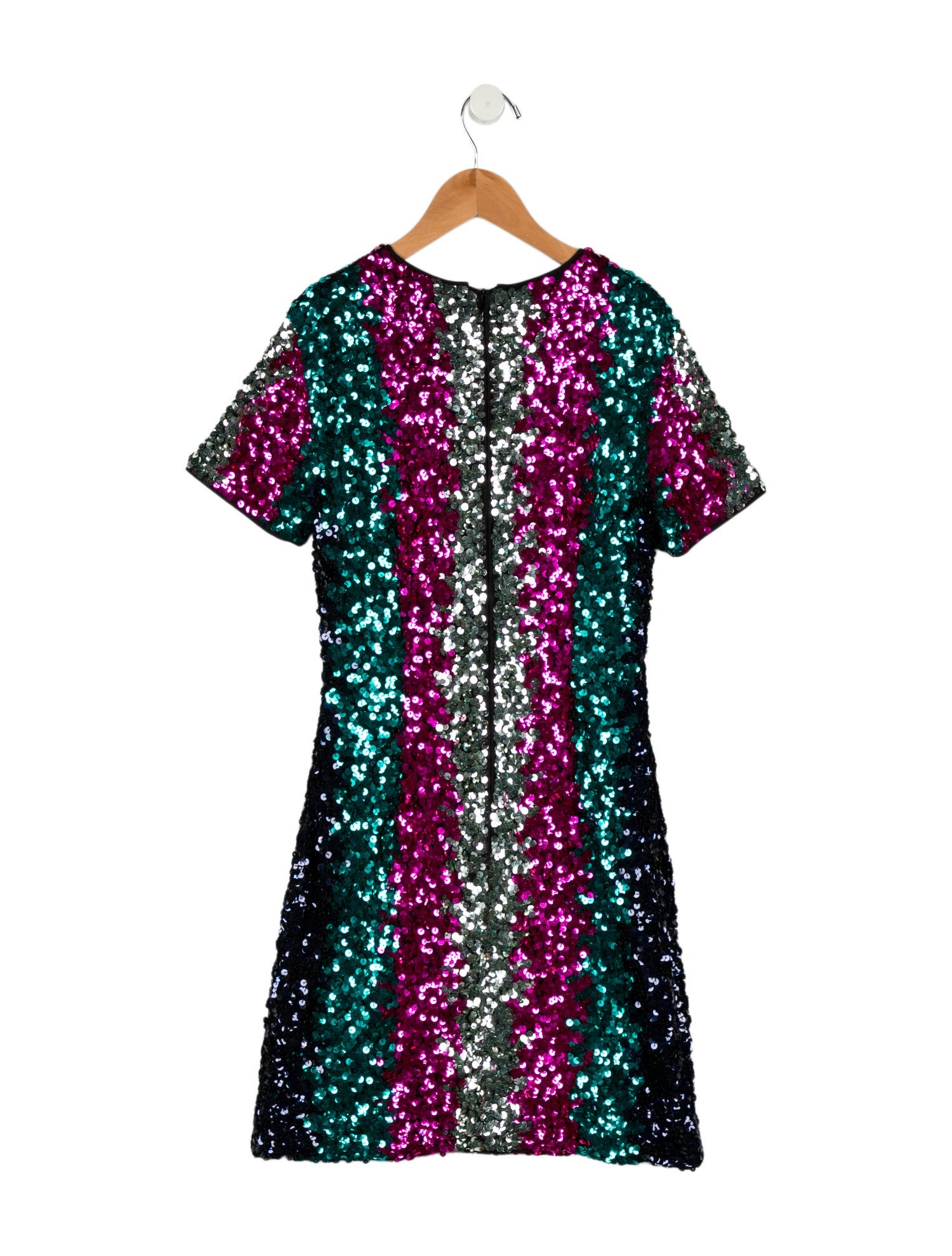Dsquared² Girls' Sequin Short Sleeve Dress