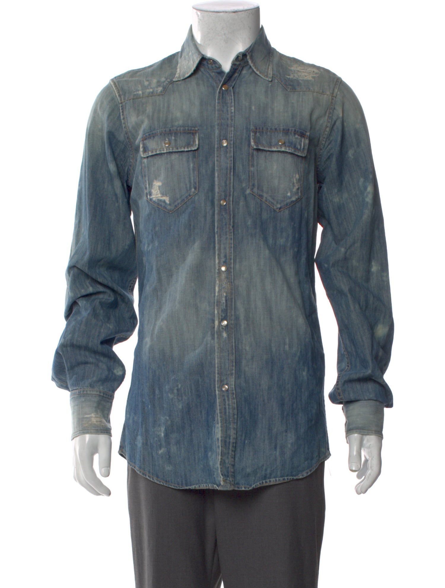 Dsquared² Long Sleeve Denim Shirt