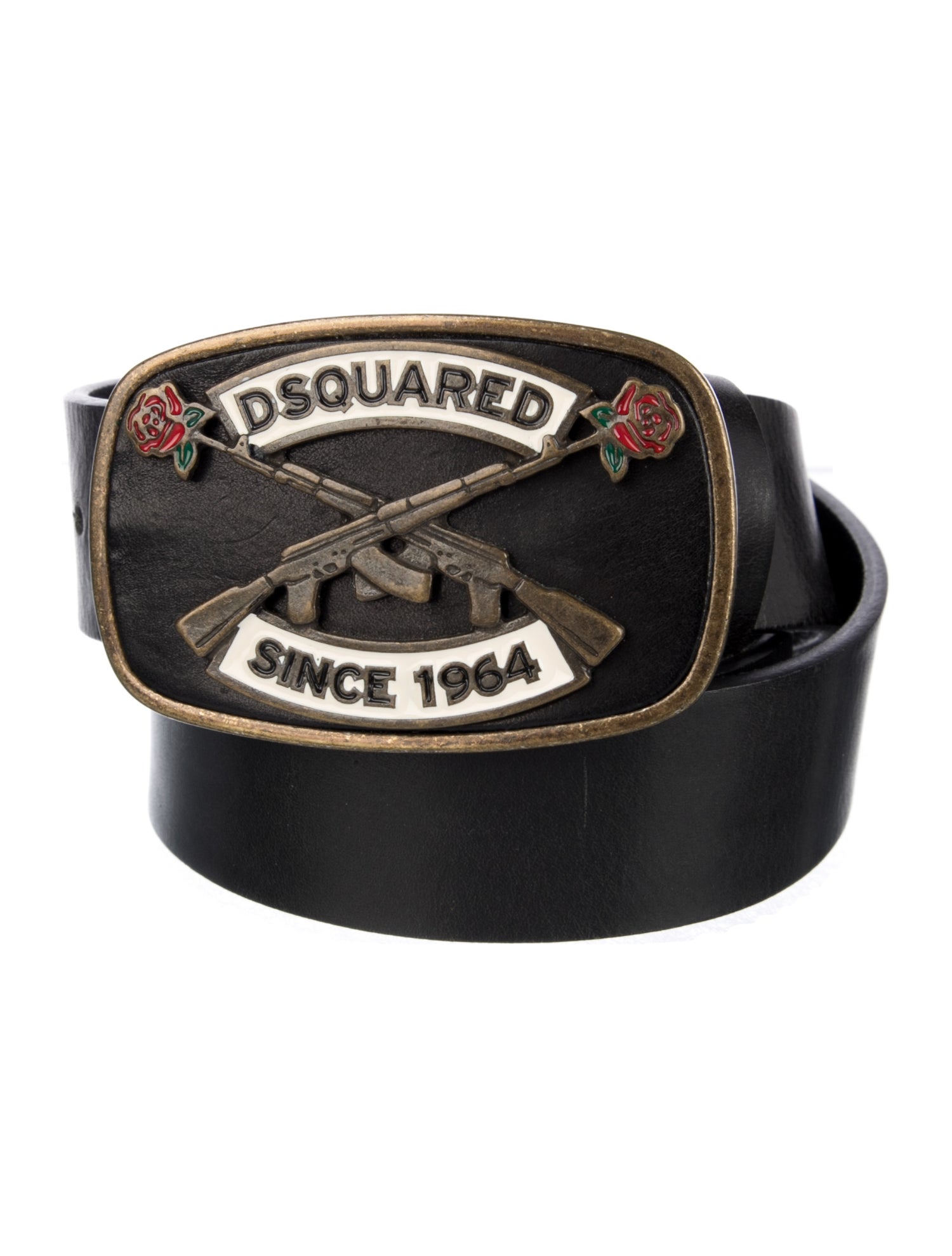 Dsquared² Leather Waist Belt