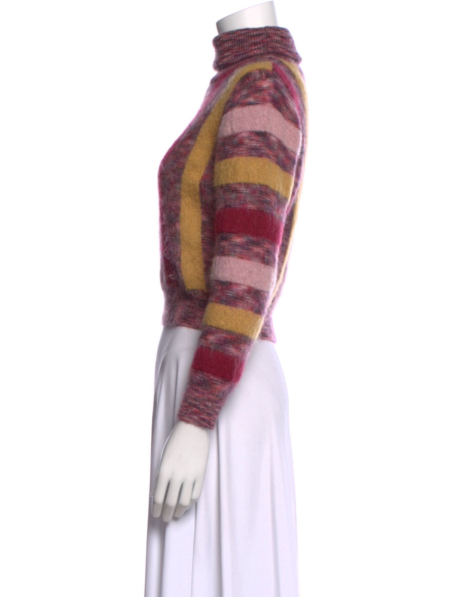 Dsquared² Mohair Colorblock Pattern Sweater