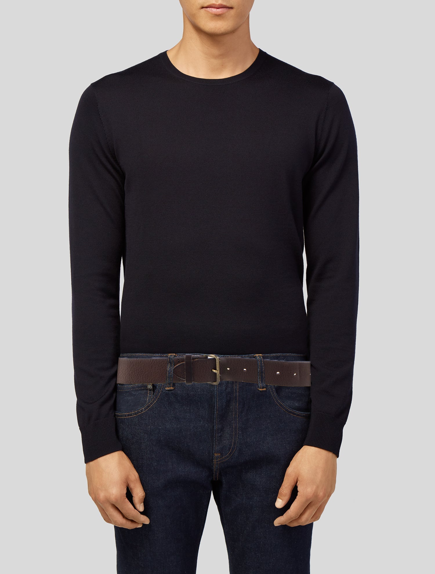 Dsquared² Skinny Leather Waist Belt
