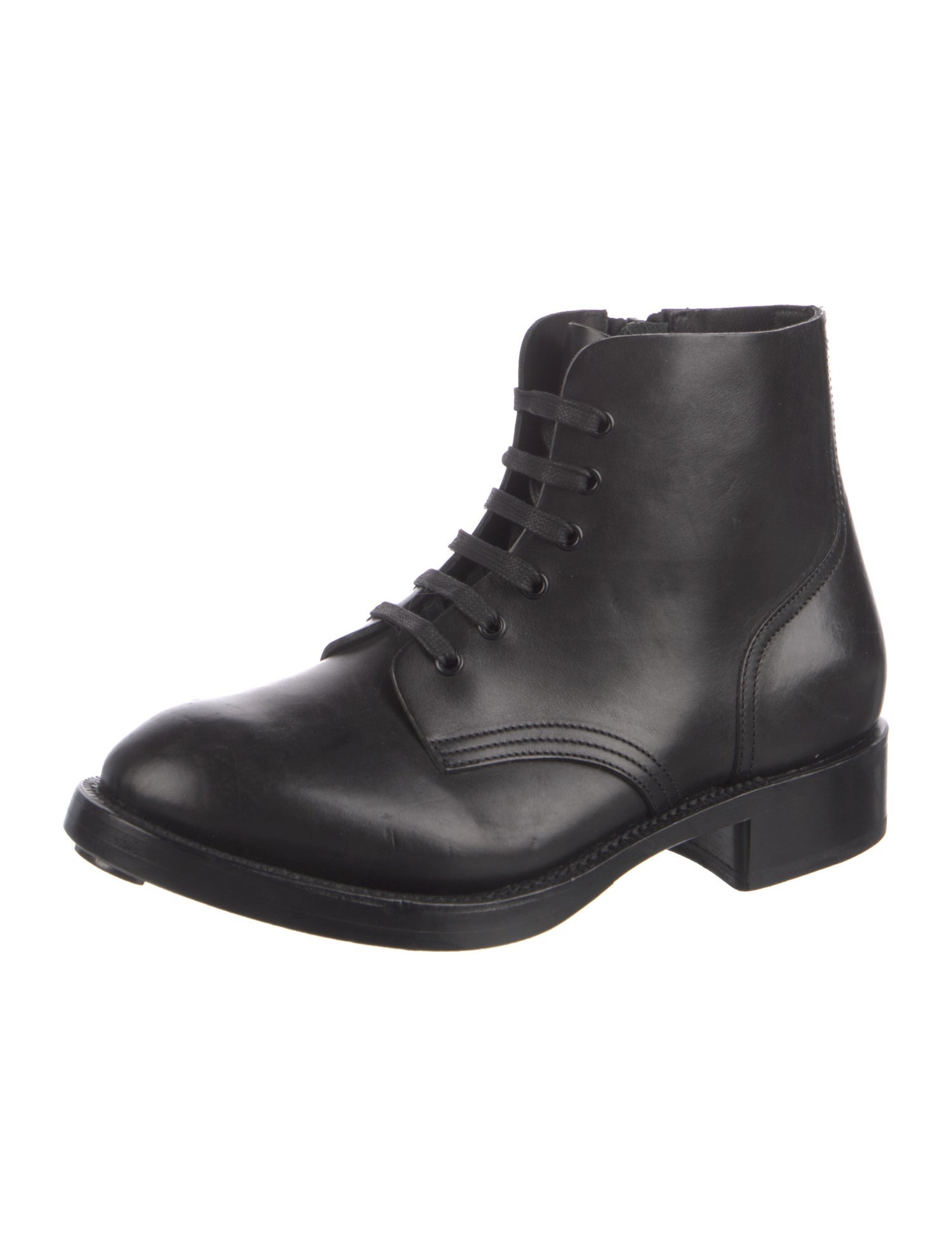 Dsquared² Leather Lace-Up Boots