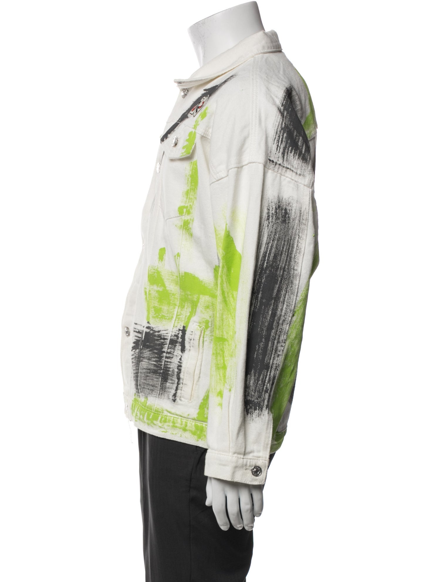 Dsquared² Graphic Print Denim Jacket