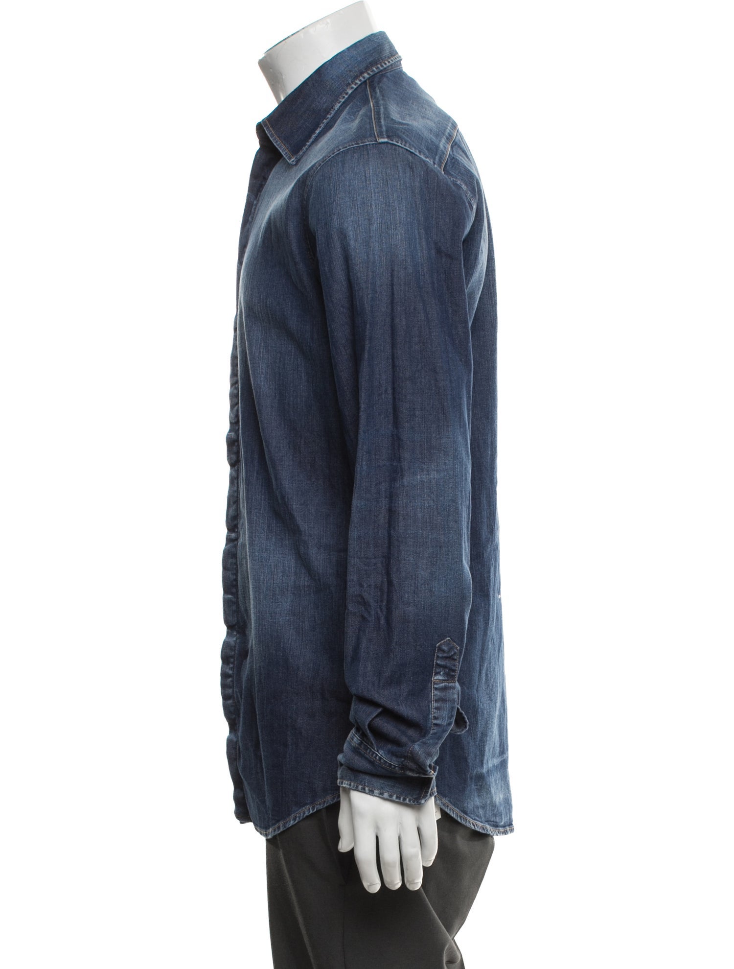 Vetements x Carhartt 2017 Workwear Denim Shirt - Black Casual