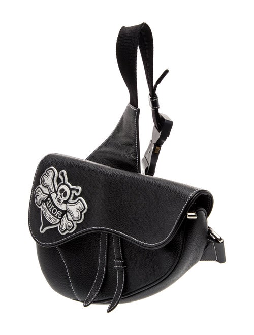 DIOR x Shawn Stussy Leather Saddle Bag