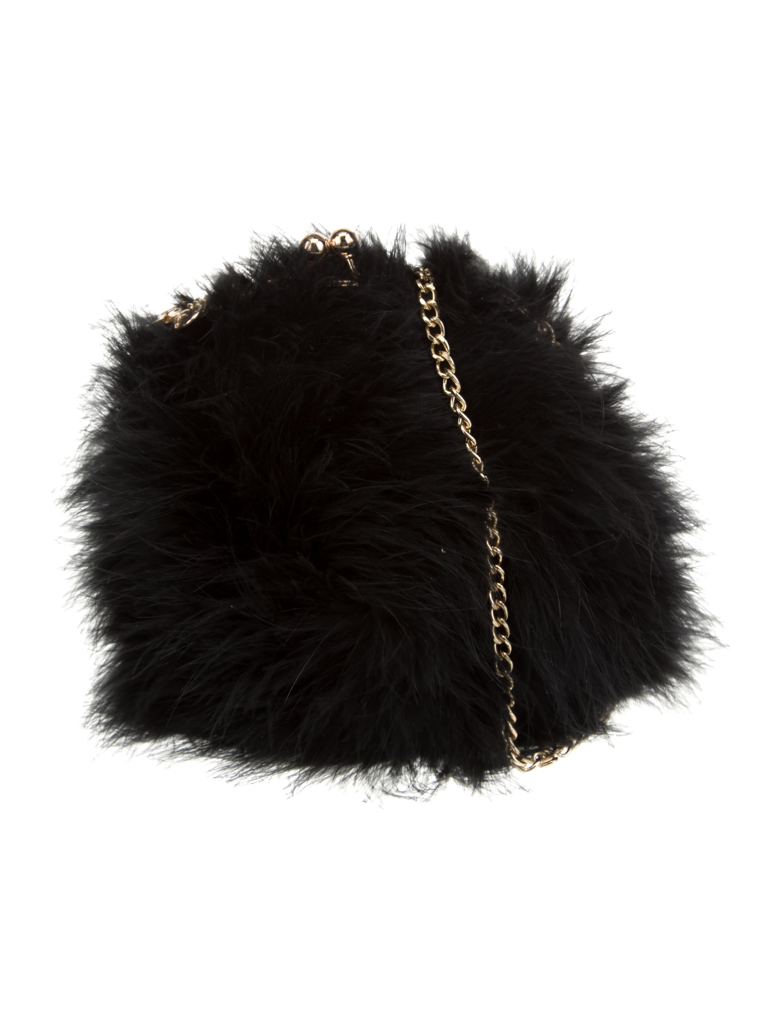 Dana Stein Faux Fur Crossbody Bag Black Crossbody Bags, Handbags