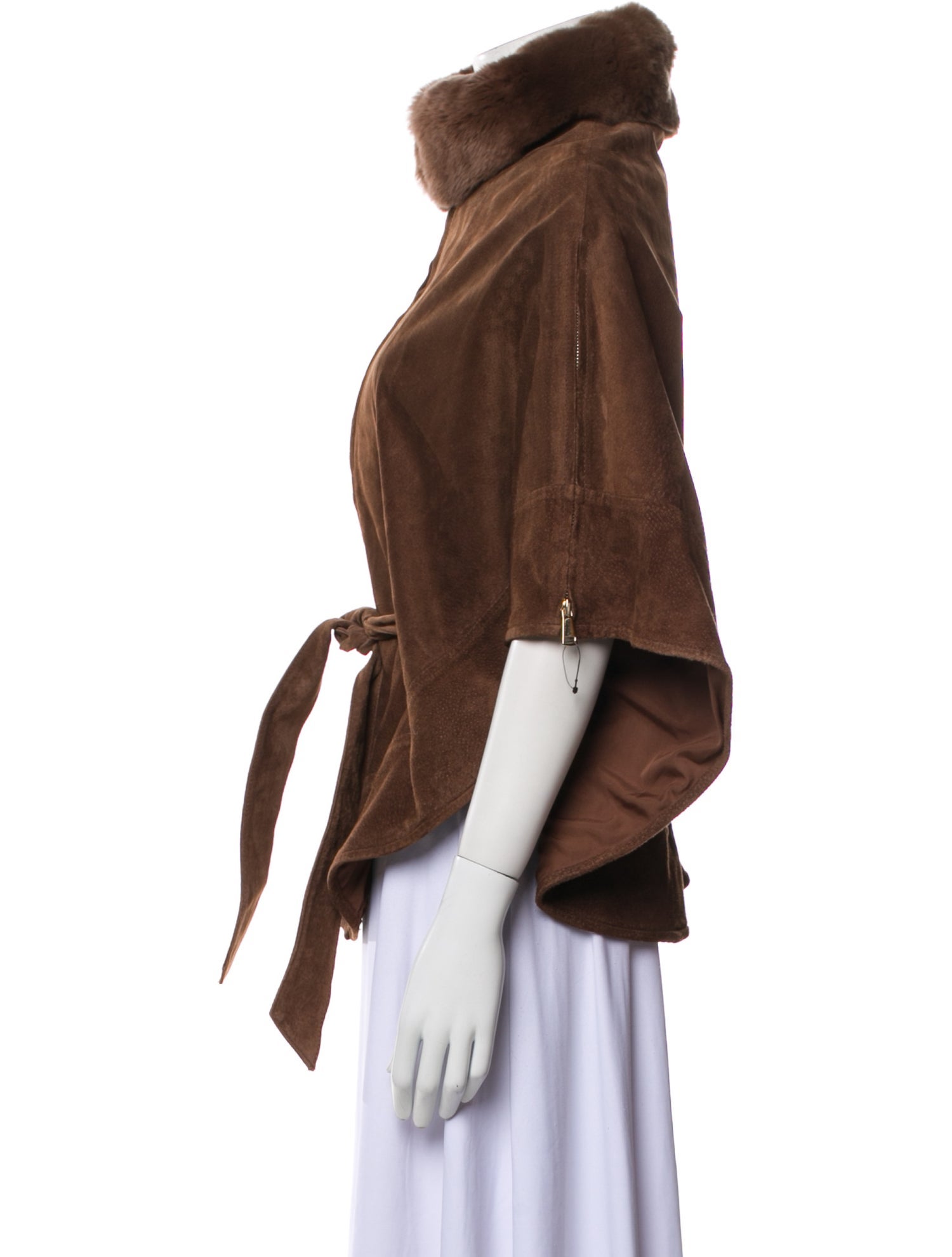 Dana Stein Leather Fur Jacket w/ Tags