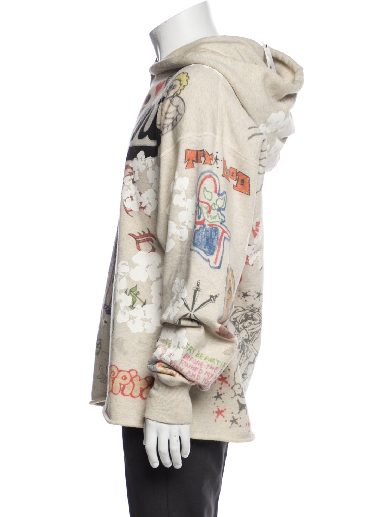 Denim Tears x Saint Michael Graphic Print Crew Neck Hoodie