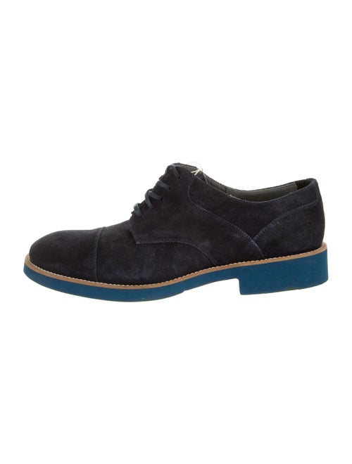 Doucal's Suede Derby Shoes w/ Tags blue