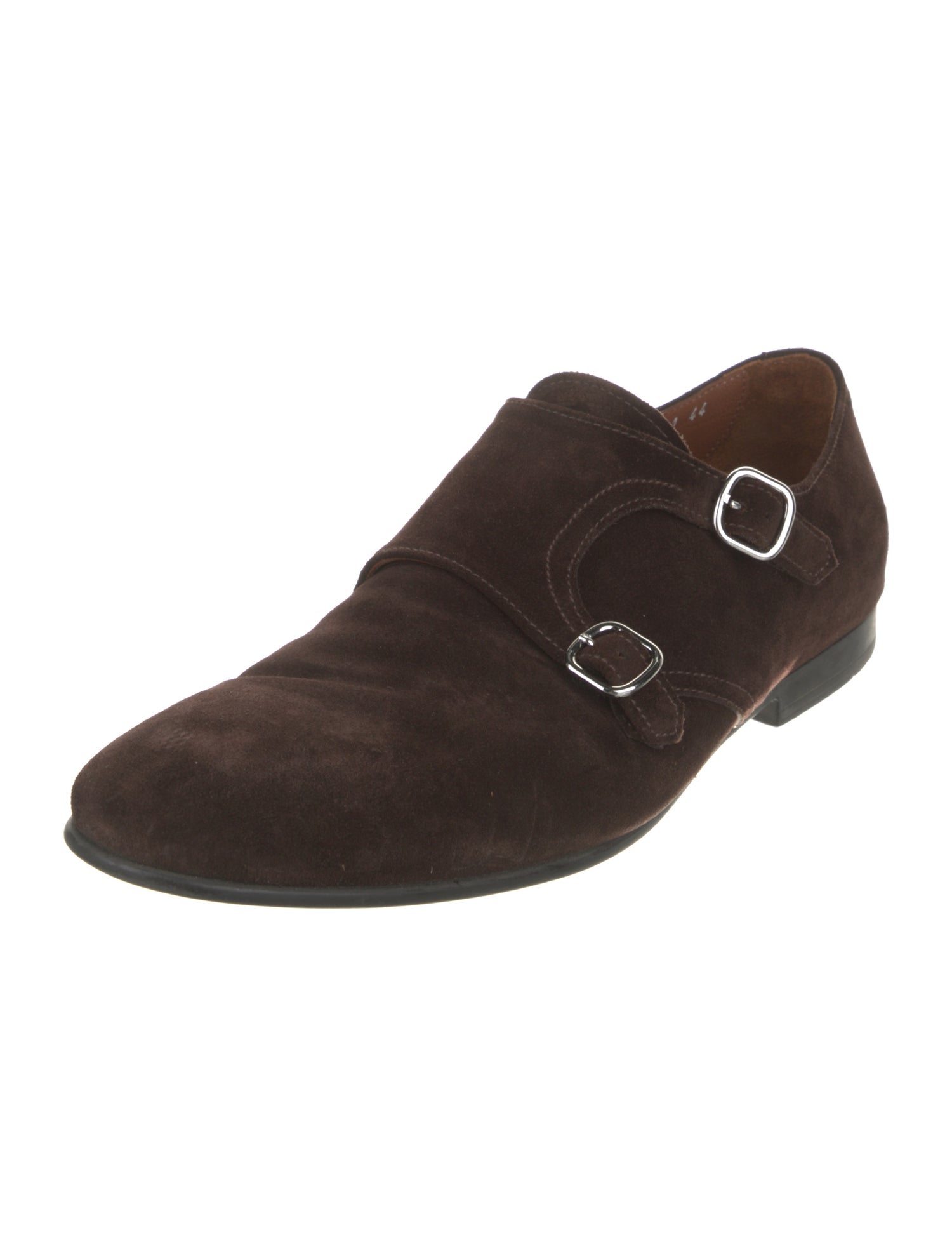 Doucal's Suede Monk Straps