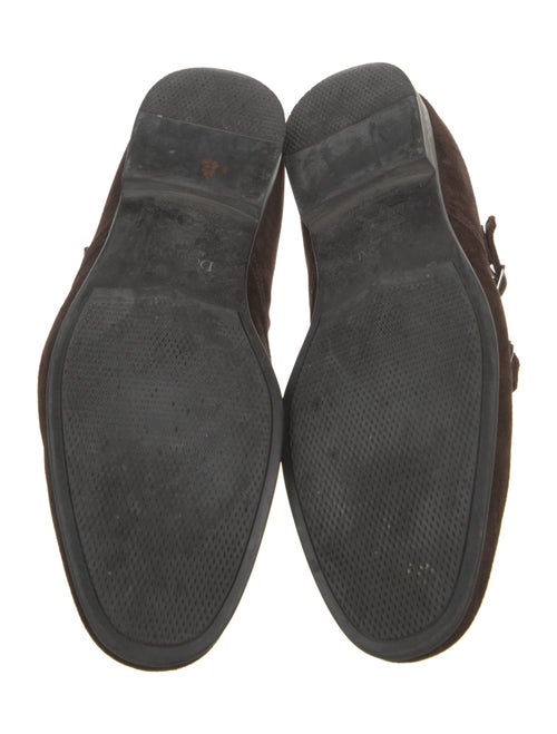Doucal's Suede Monk Straps
