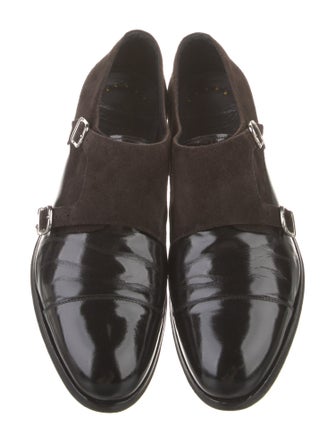 Doucal's Suede Monk Straps