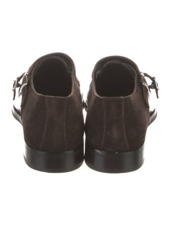 Doucal's Suede Monk Straps