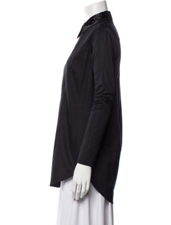 Duncan Long Sleeve Button-Up Top