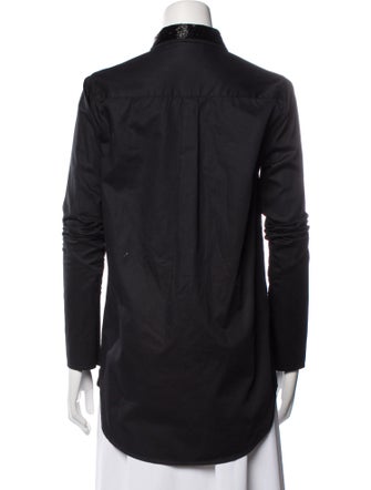 Duncan Long Sleeve Button-Up Top