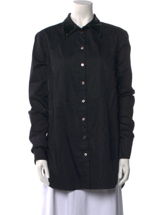 Duncan Long Sleeve Button-Up Top