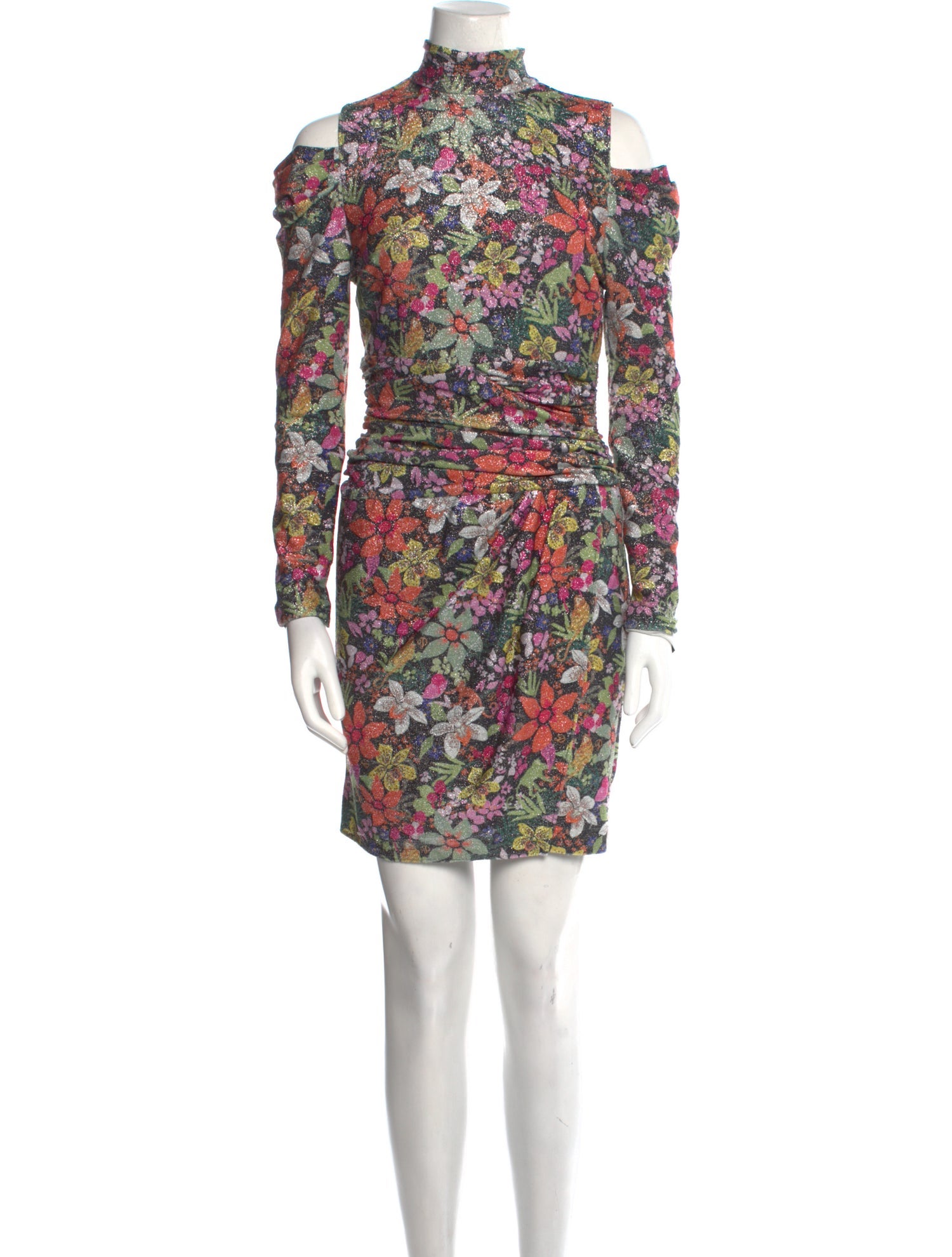 Dundas Floral Print Mini Dress