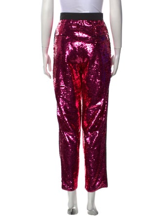 Dundas Colorblock Pattern Straight Leg Pants