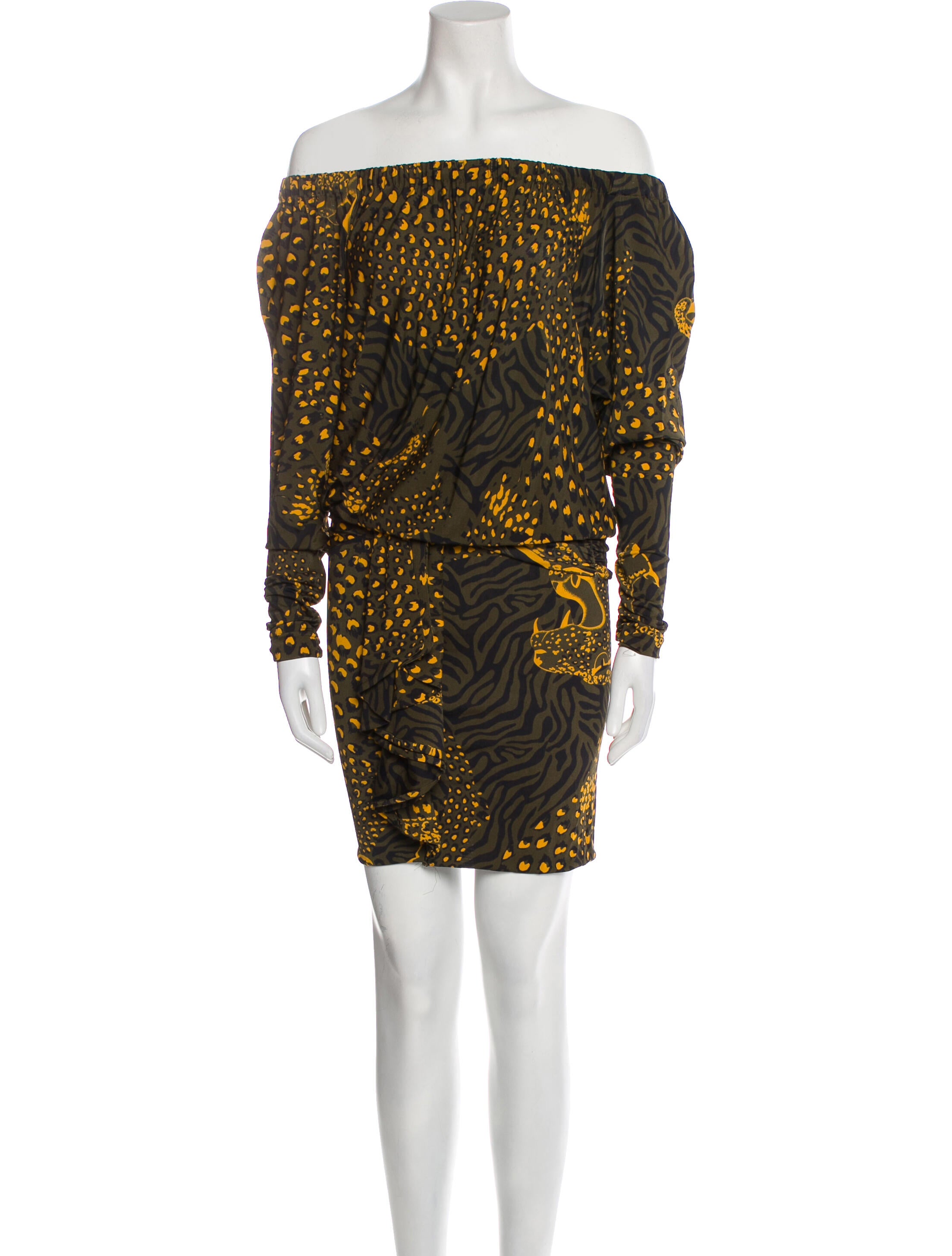 Dundas Printed Midi Length Dress