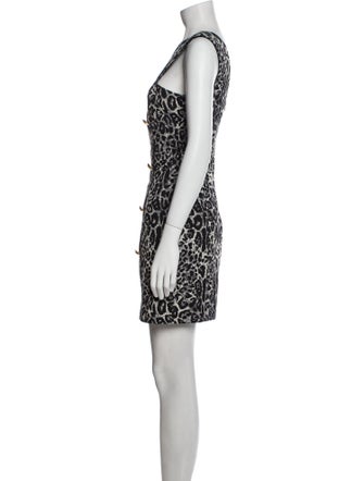 Dundas Animal Print Mini Dress