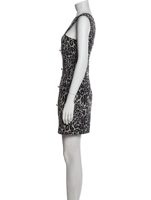 Dundas Animal Print Mini Dress
