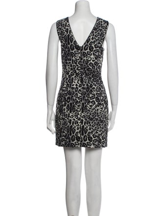 Dundas Animal Print Mini Dress