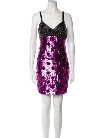 Dundas Dresses Polka Dot Print Mini Dress Us4, It40 | S