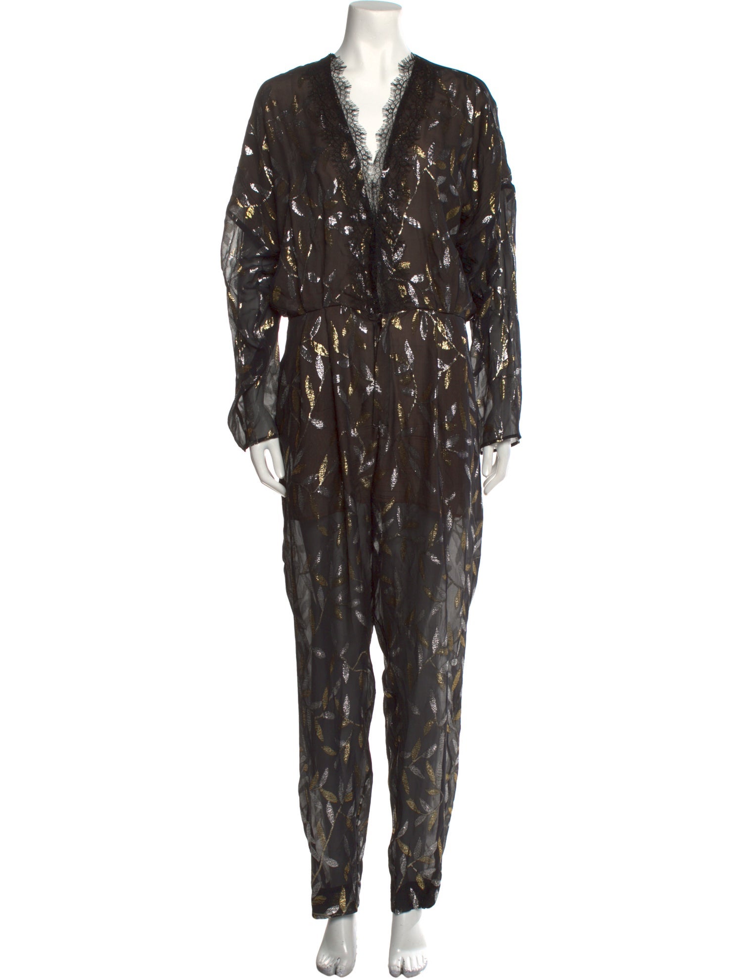 Dundas Silk Printed Jumpsuit