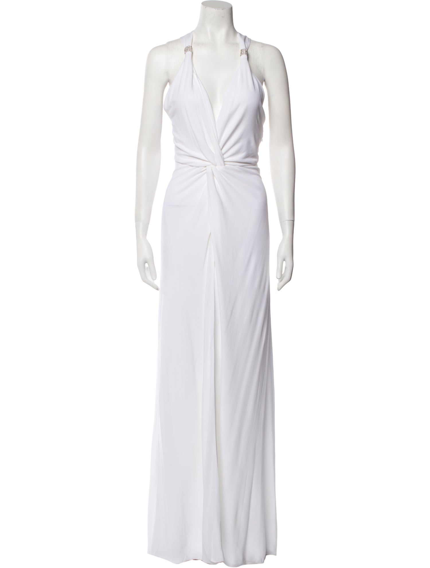 Dundas V-Neck Long Dress