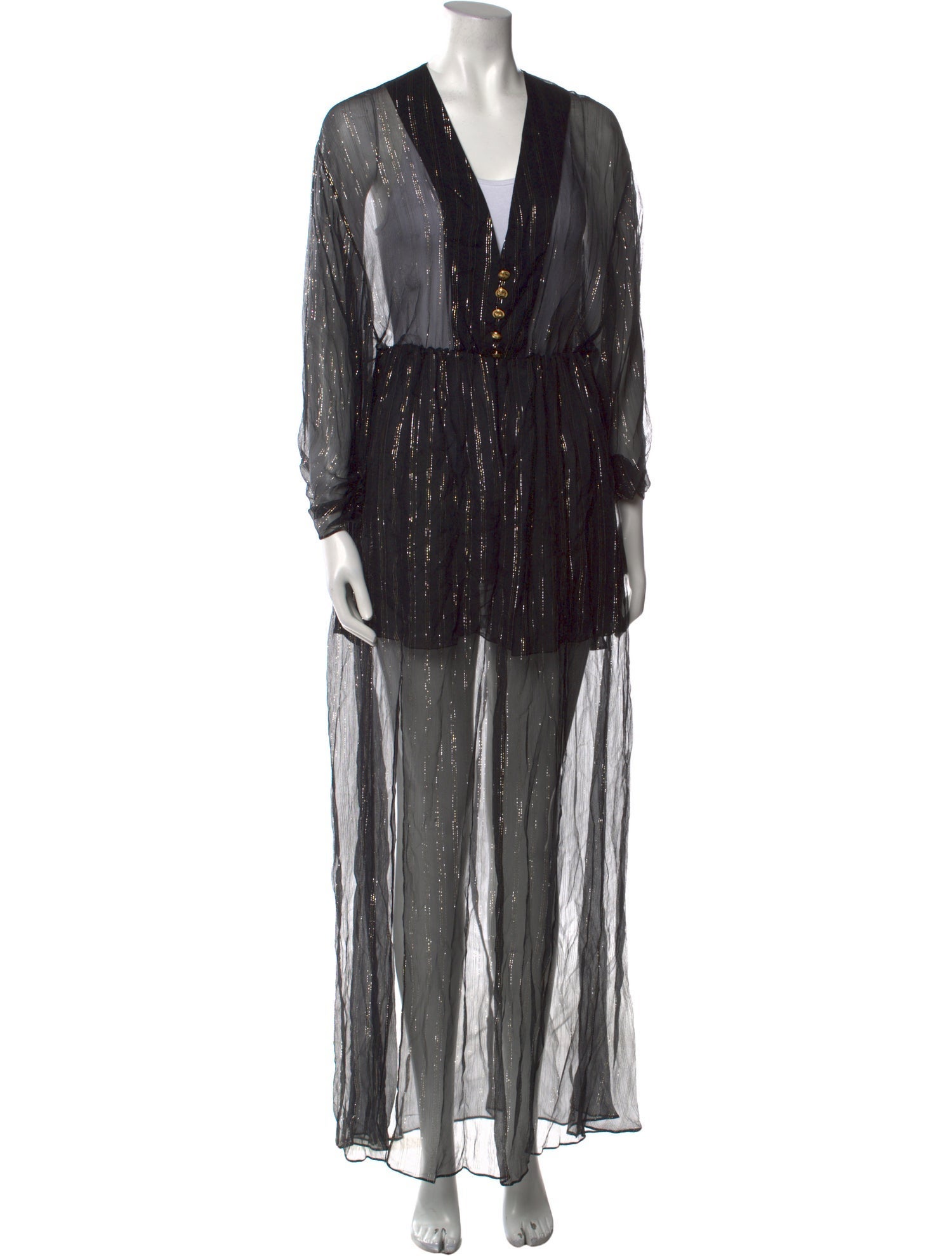 Dundas Silk Long Dress w/ Tags