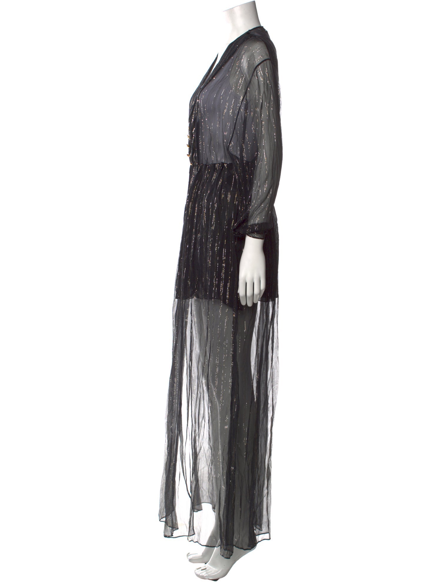 Dundas Silk Long Dress w/ Tags