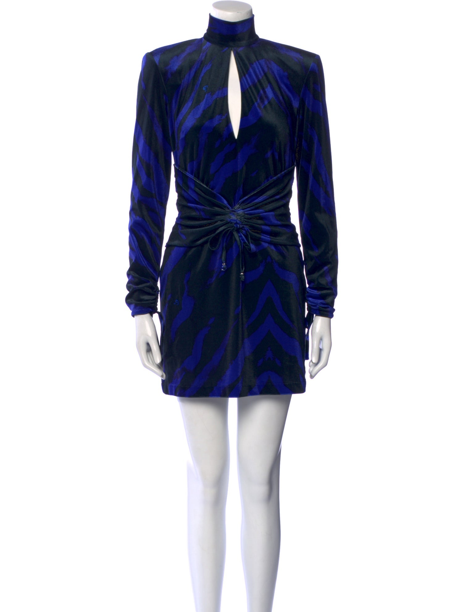 Dundas Animal Print Mock Neck Sweater