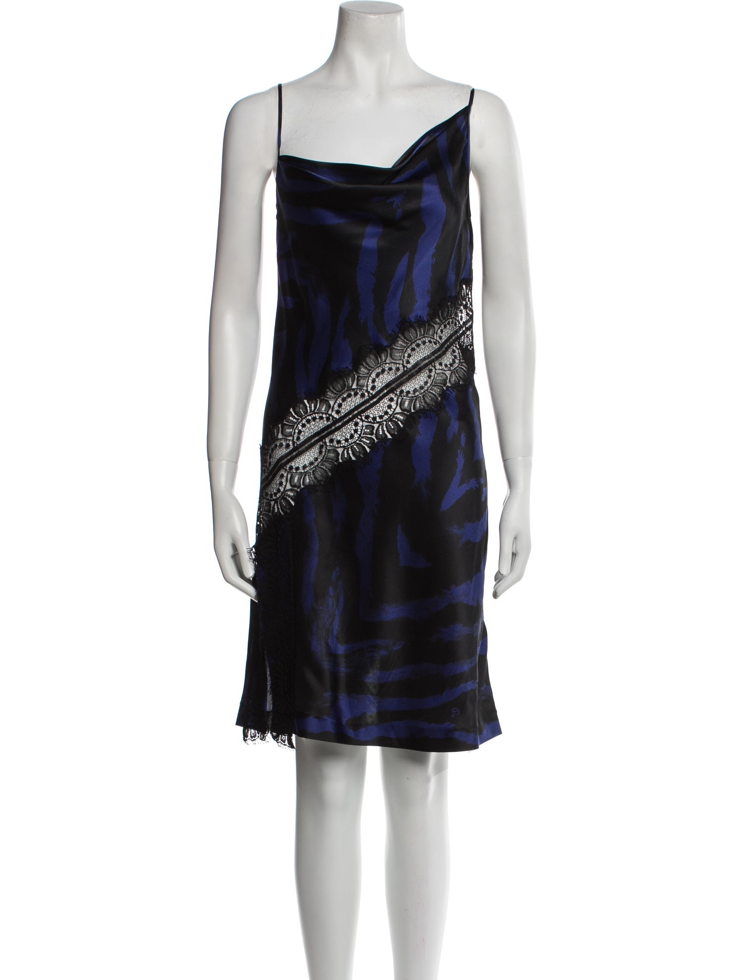 Dundas Silk Knee-Length Dress