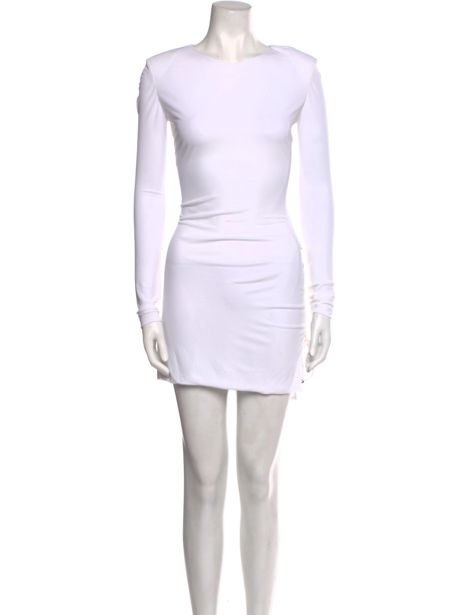 Dundas Bateau Neckline Mini Dress