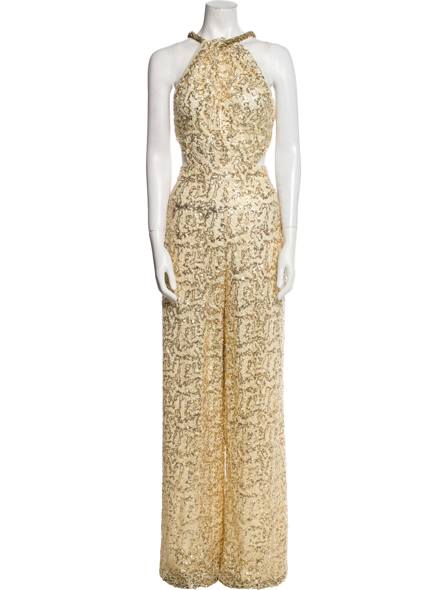 Dundas Halterneck Jumpsuit w/ Tags