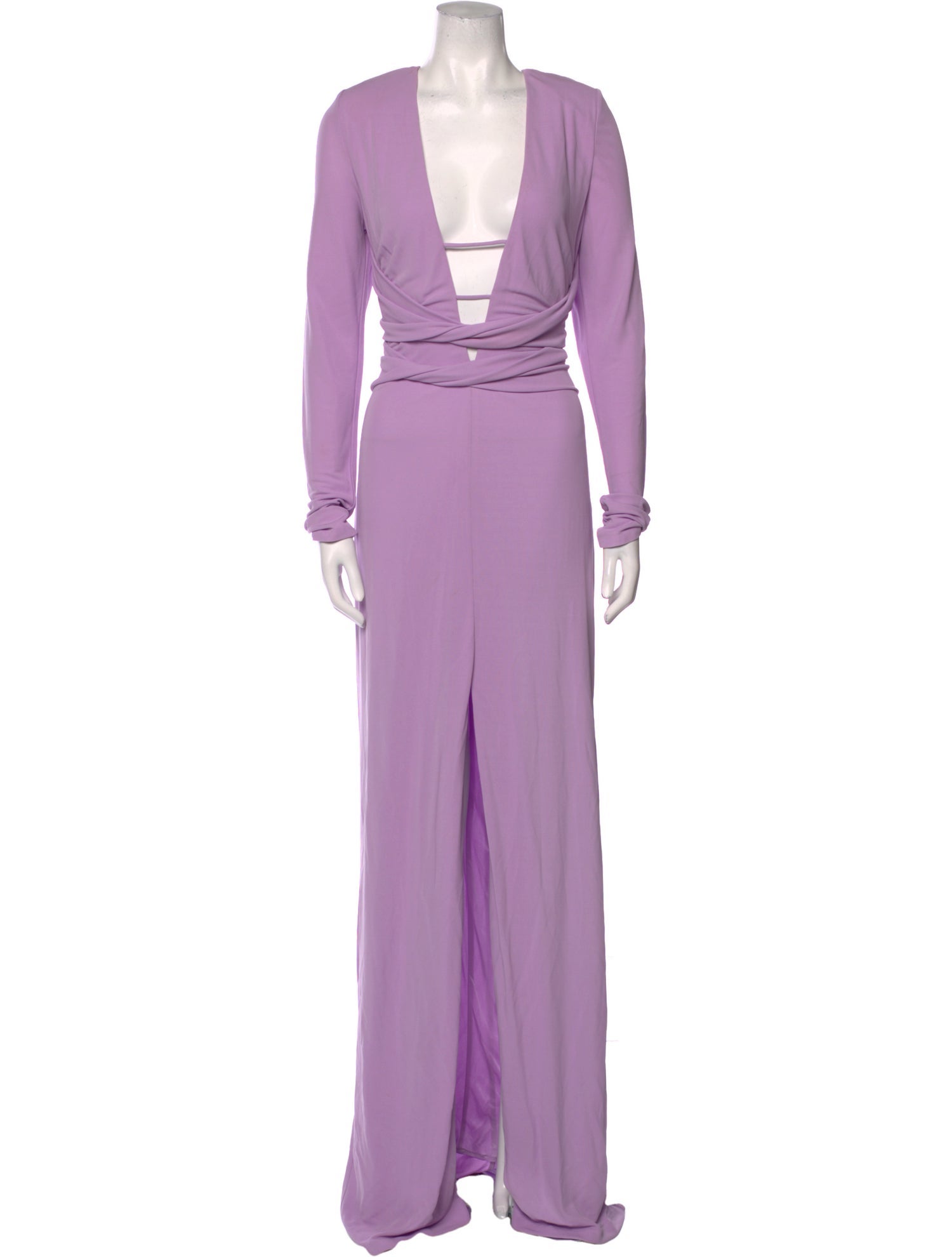 Dundas V-Neck Long Dress