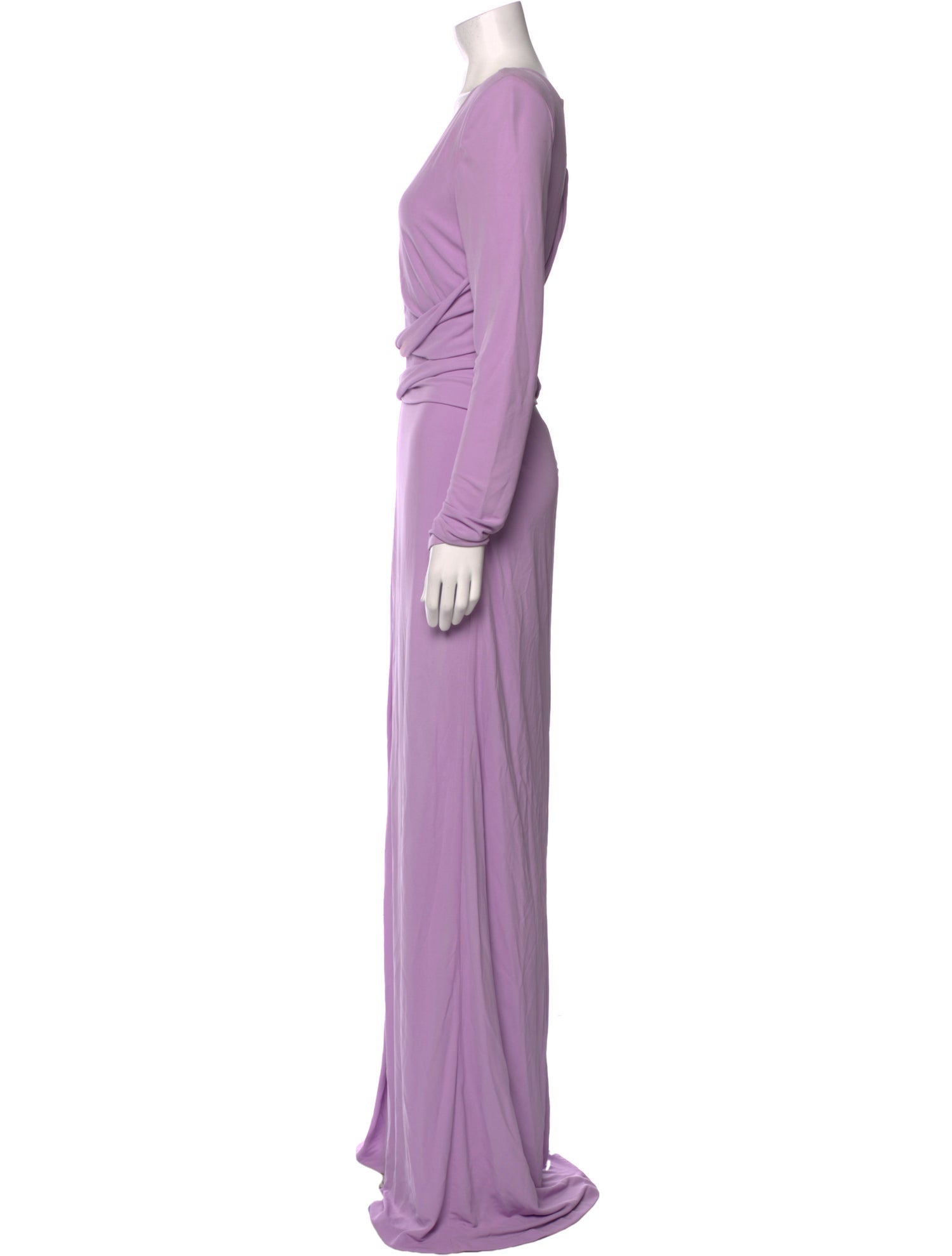 Dundas V-Neck Long Dress