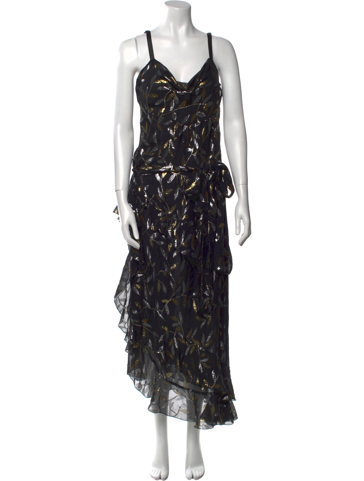 Dundas Silk Long Dress w/ Tags