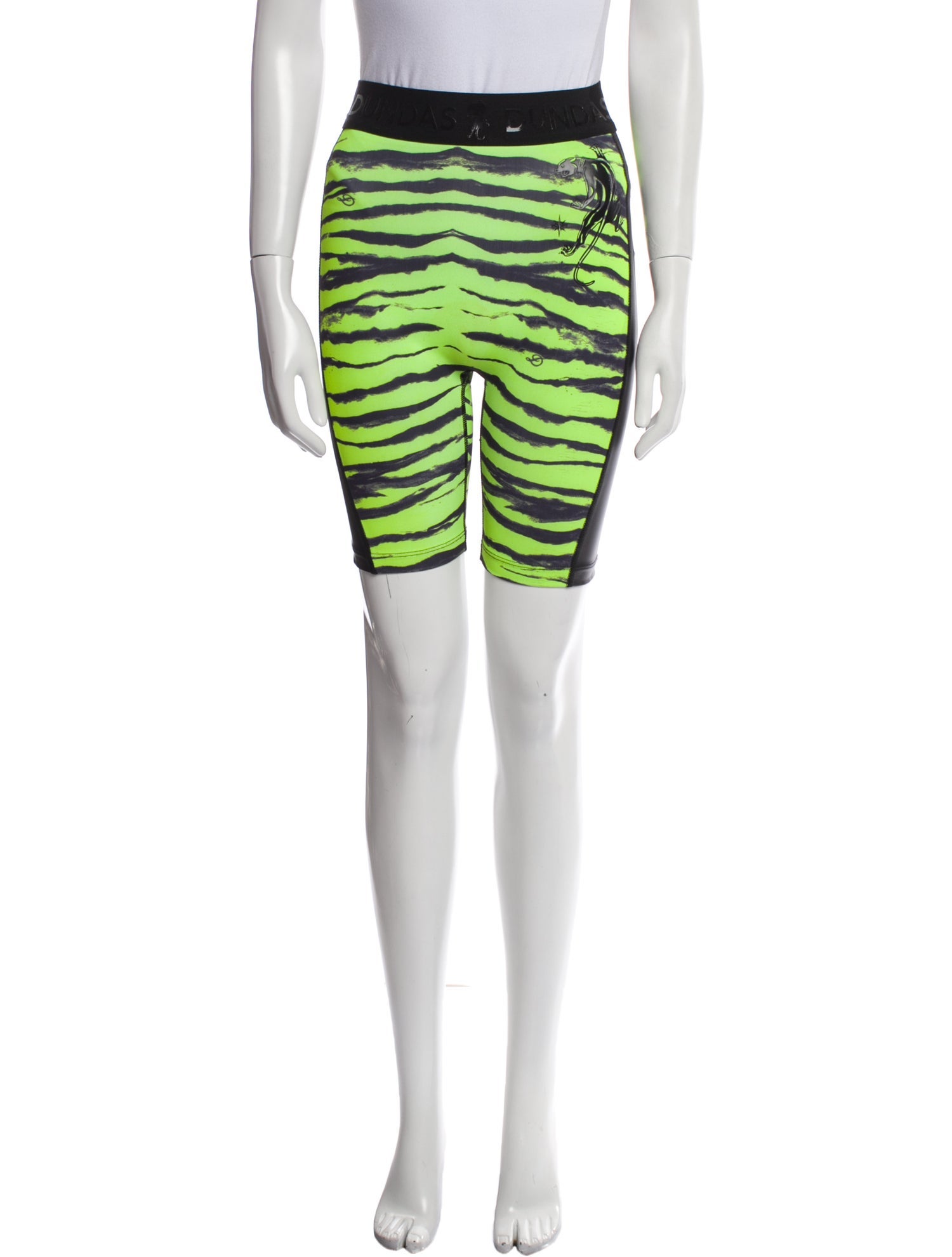 Dundas Striped Mini Shorts