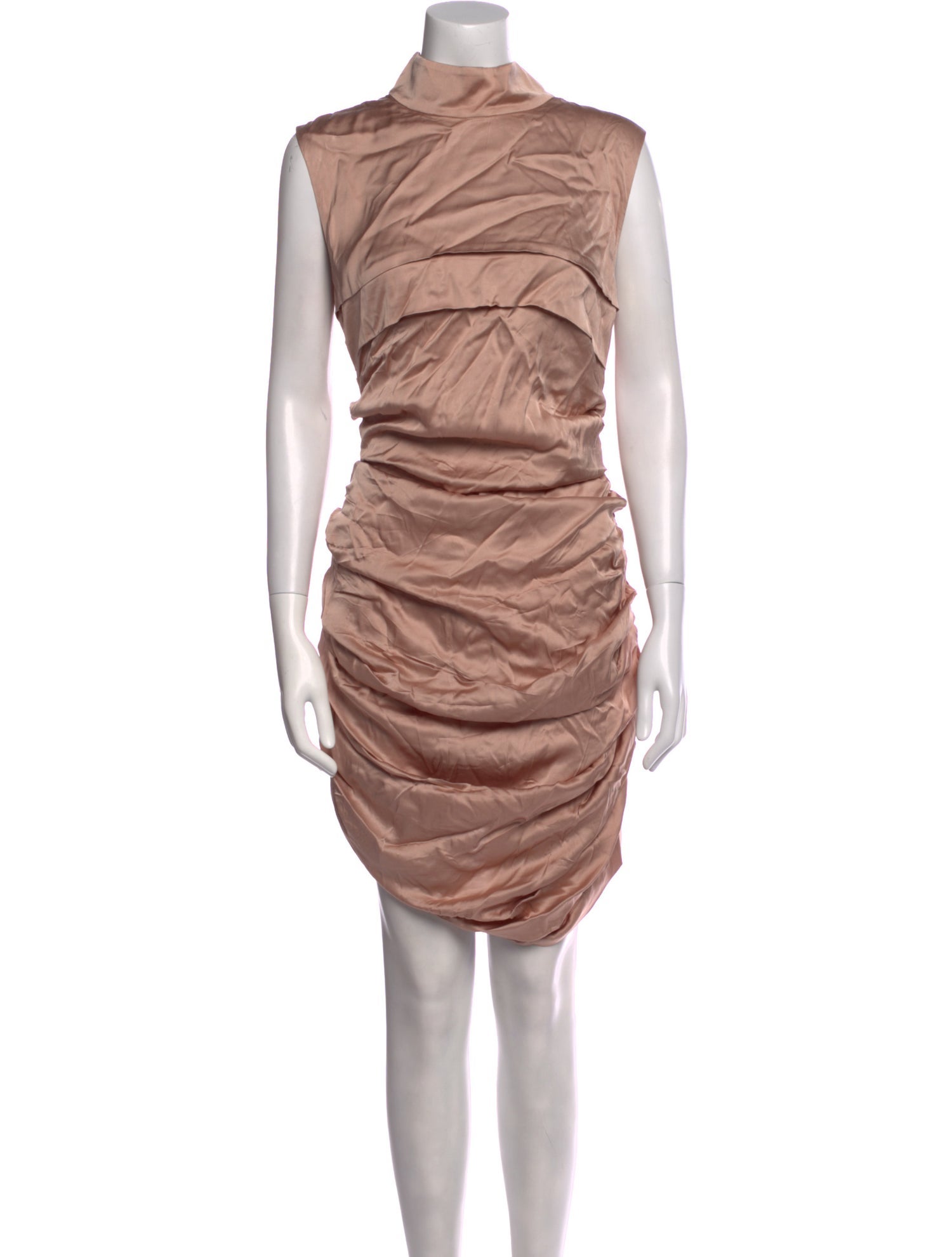 Dundas Mock Neck Knee-Length Dress w/ Tags