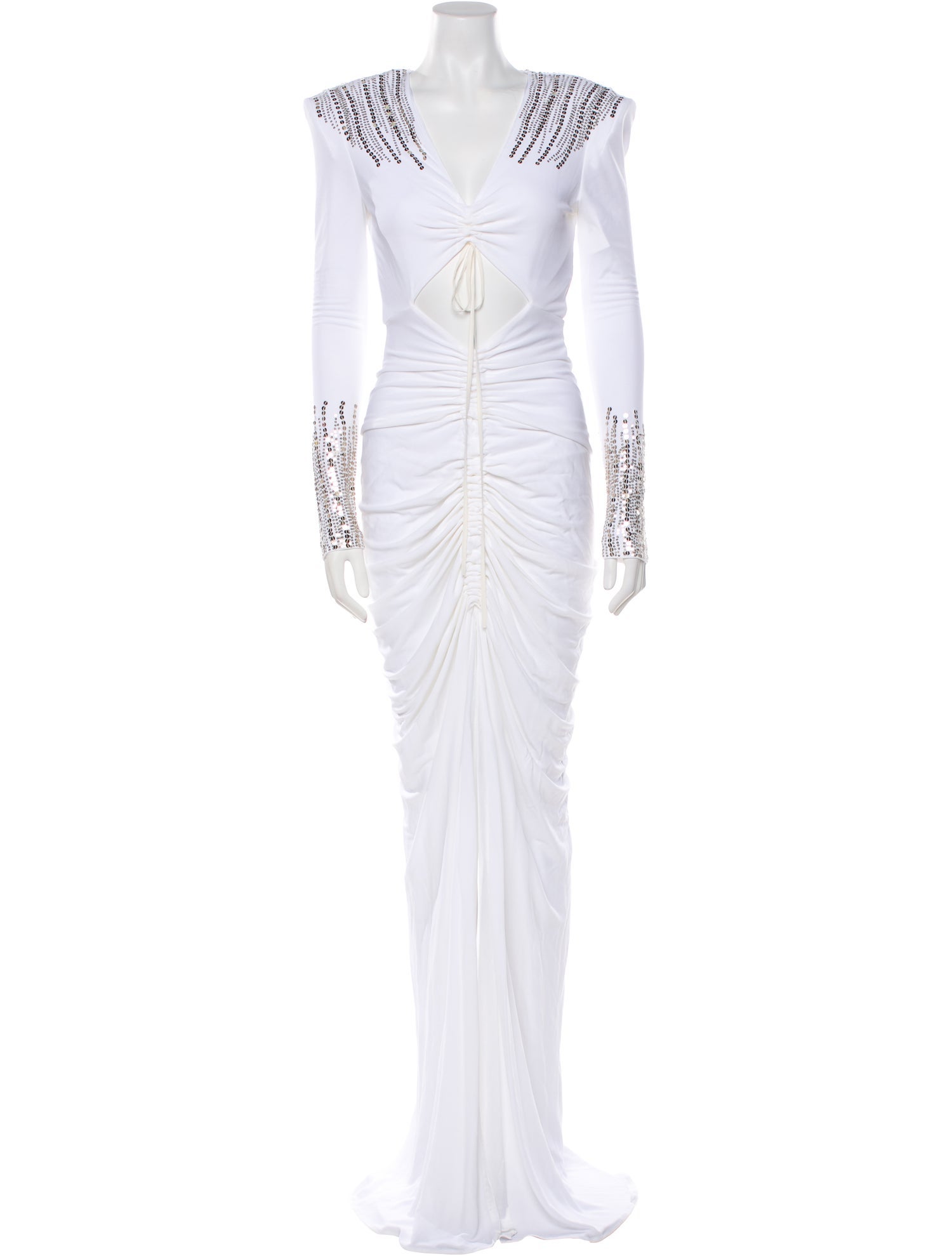 Dundas V-Neck Long Dress