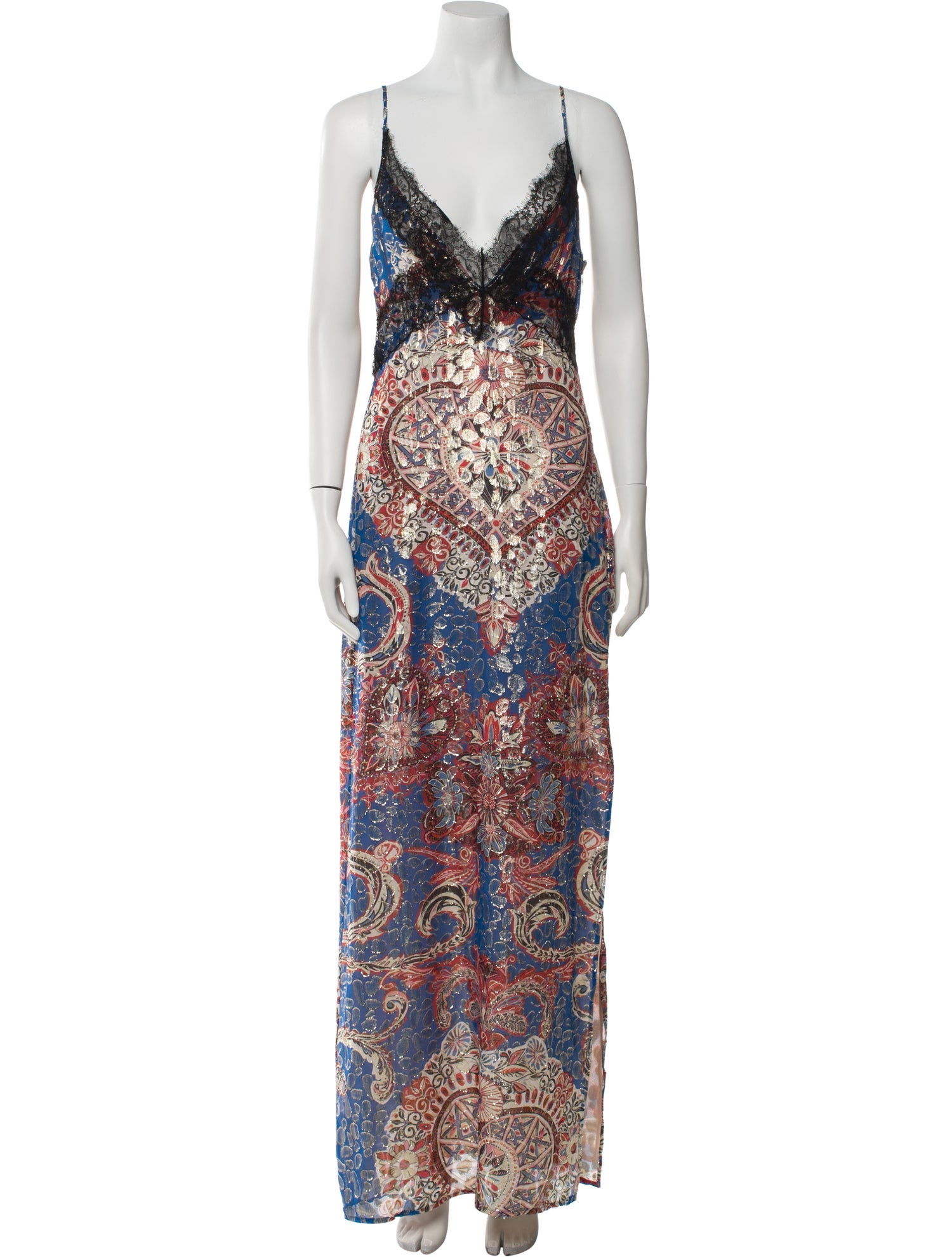 Dundas Silk Long Dress