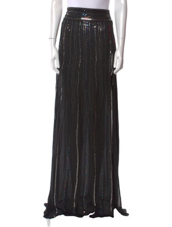 Dundas Silk Long Skirt