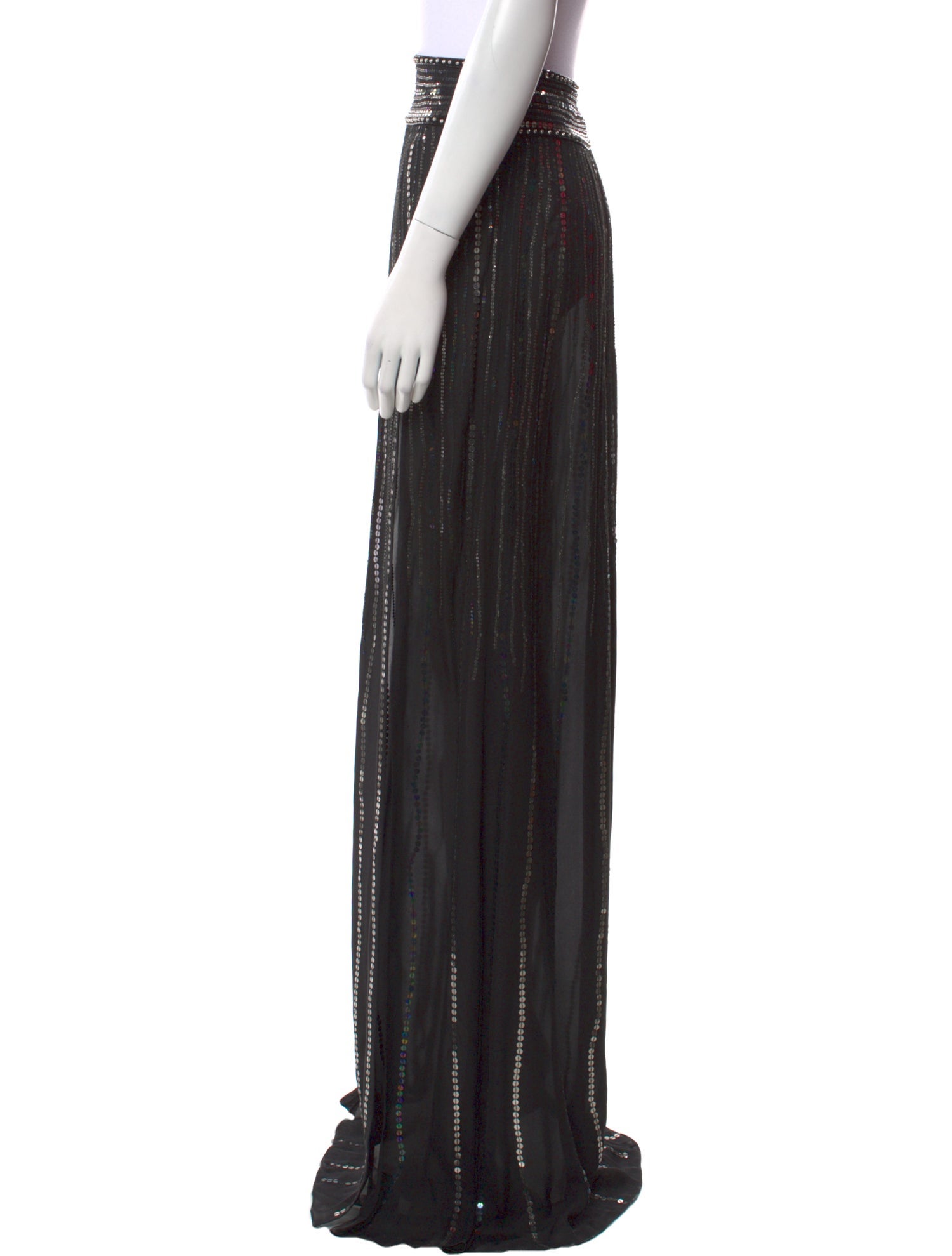 Dundas Silk Long Skirt