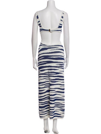 Dundas Striped Long Dress